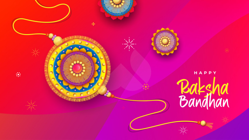 Happy Raksha Bandhan Background Design Template Vector Illustration