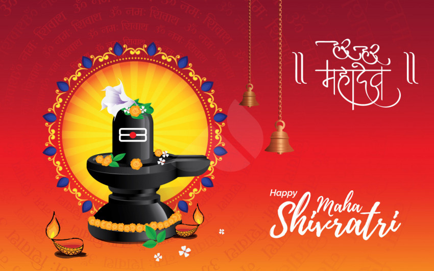 Happy Maha Shivratri Greeting Template