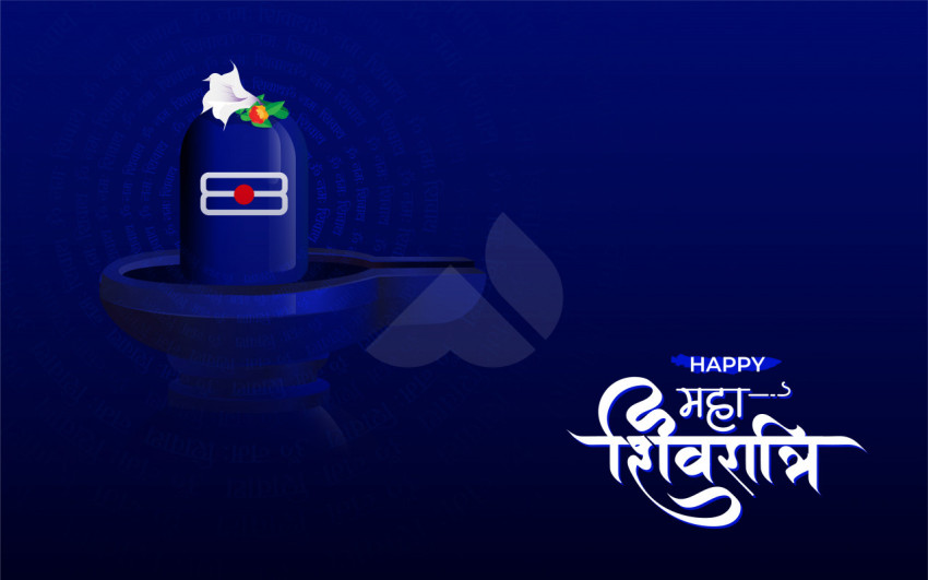 Happy Maha Shivratri Hindi Background Template