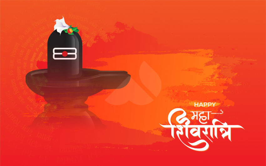Happy Maha Shivratri Hindi Background Template