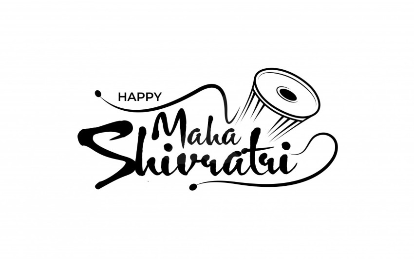 Happy Maha Shivratri Sticker Template