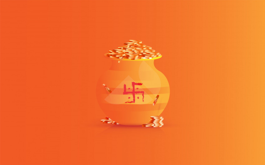 Dhanteras Festival Background Design Template