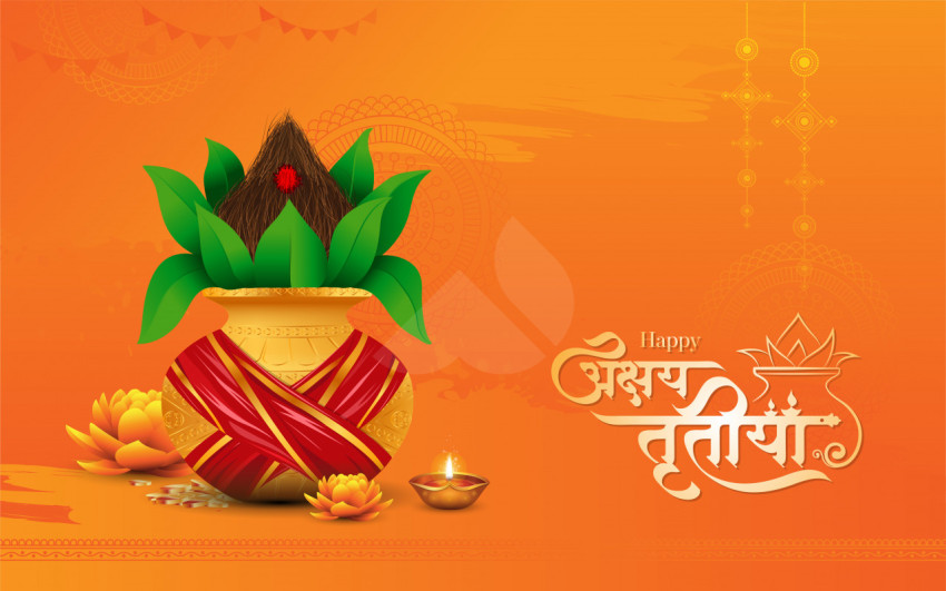 Happy Akshaya Tritiya Wishes Hindi Background