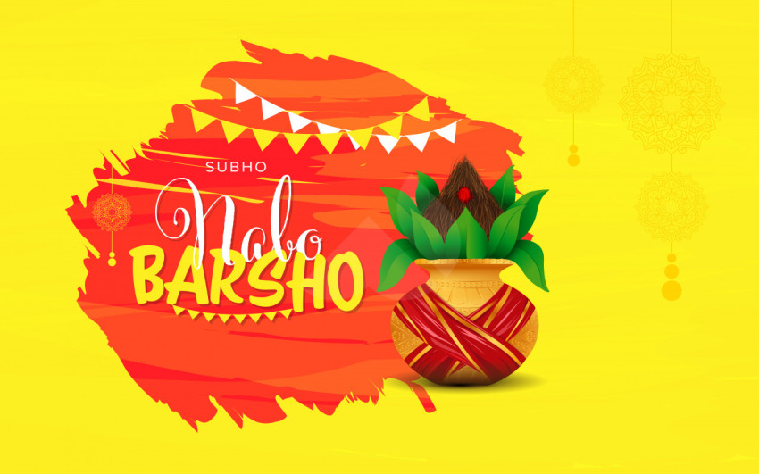 Shubho Noboborsho Background Template