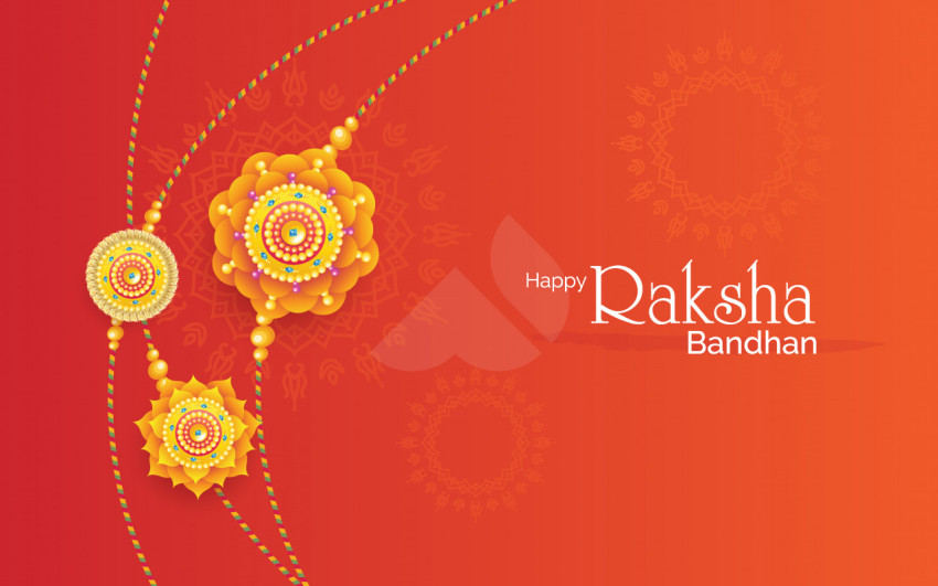 Raksha Bandhan Wishes Background Illustration