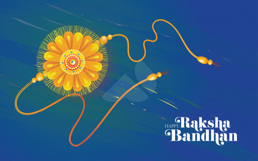 Happy Raksha Bandhan Wishes Greeting Background