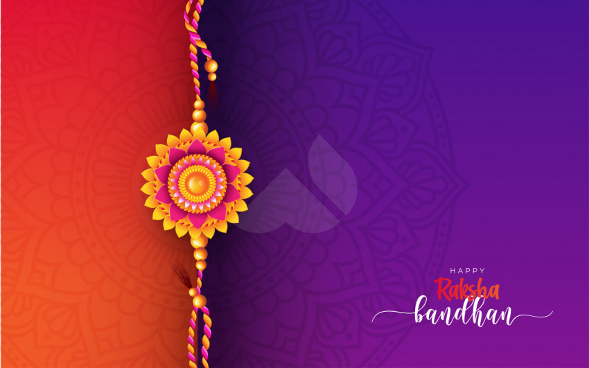 Happy Raksha Bandhan Greeting Template