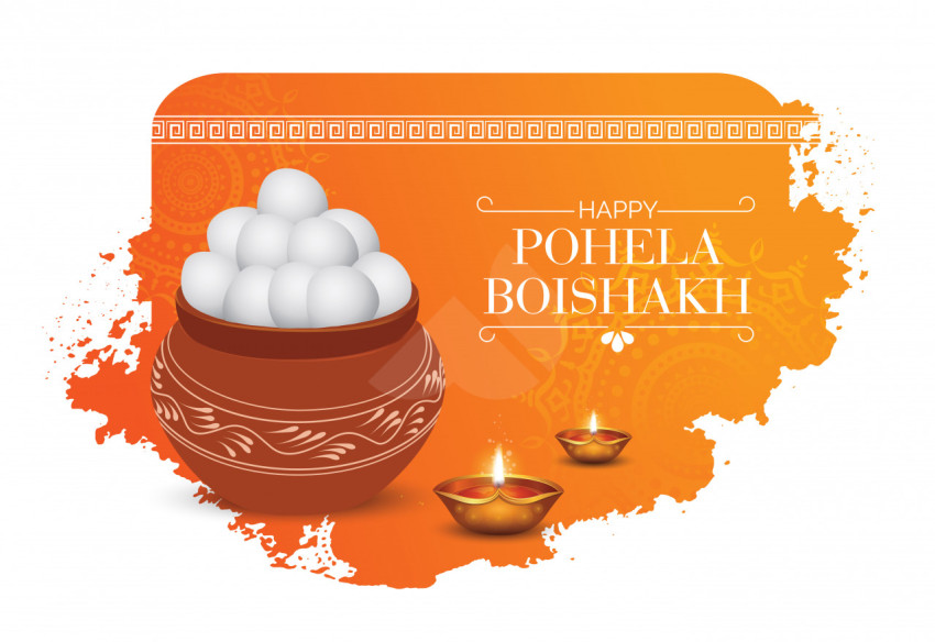 Bengali New Year Pohela Boishakh Greeting Background