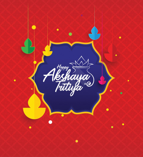 Happy Akshaya Tritiya Background Template