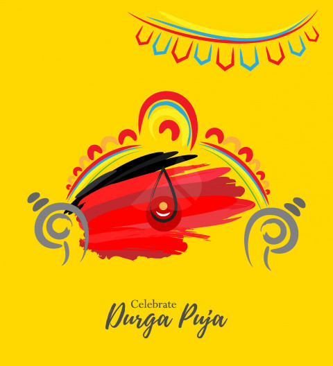 Celebrate Durga Puja Wishes Background
