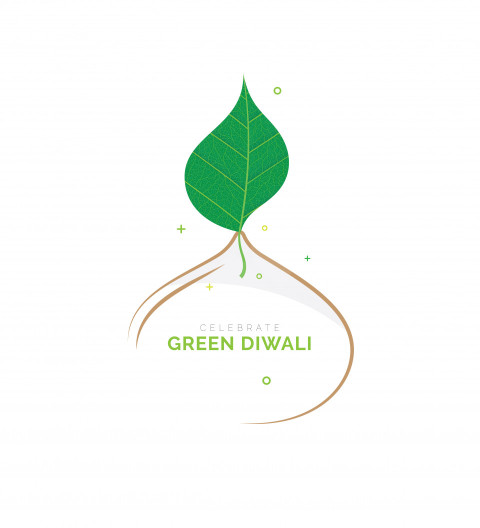 Eco-Friendly Diwali Celebration Greeting Template