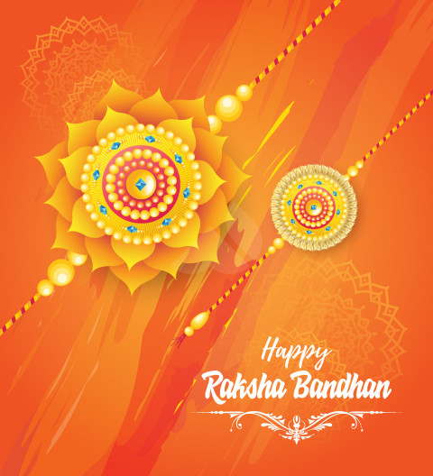 Raksha Bandhan Background Illustration