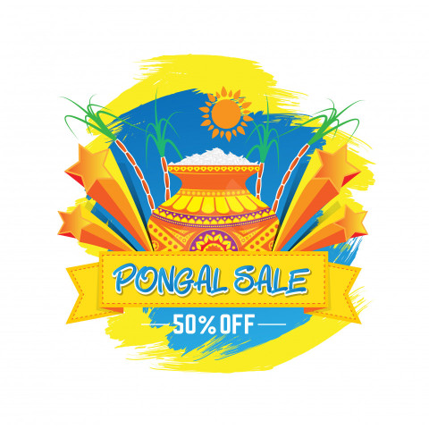 Pongal Sale Template Design Vector Illustration