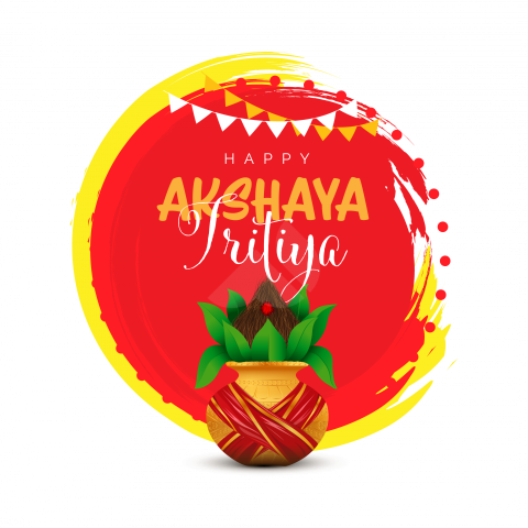 Happy Akshaya Tritiya Greeting Sticker