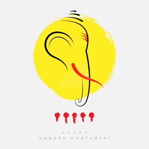 Happy Ganesh Chaturthi Template