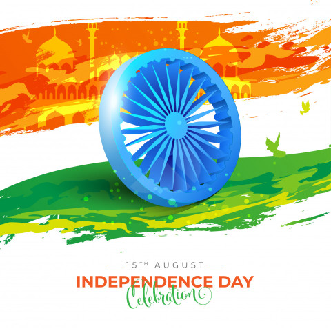 Happy Independence Day Wishes Background