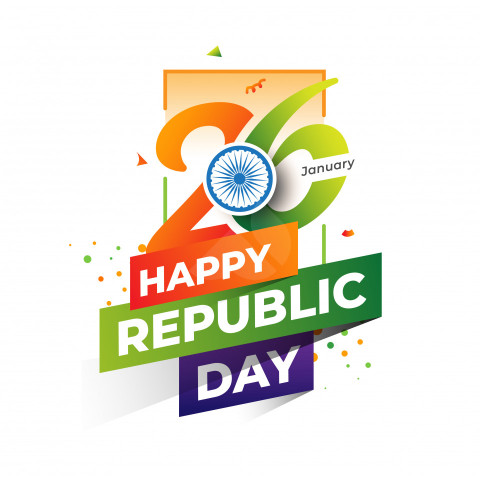 Happy Republic Day celebration banner