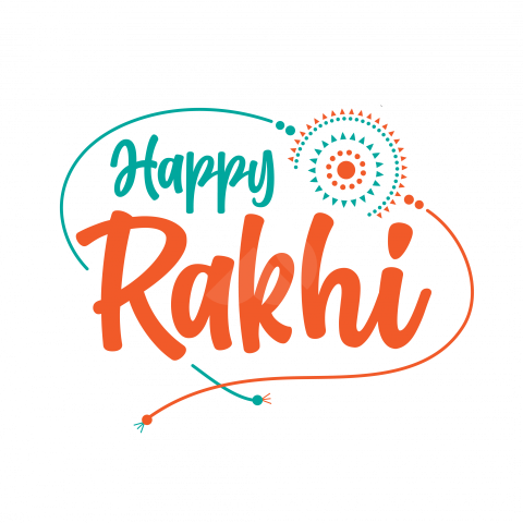 Happy Rakhi Wish Greeting Template