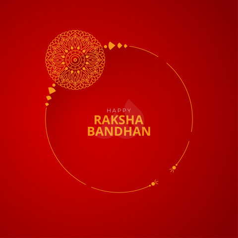 Happy Raksha Bandhan Social Media Post Banner Template