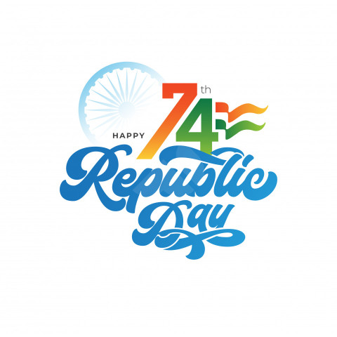 74th Republic Day Celebration Design Template